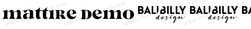 Mattire DEMO字体转换